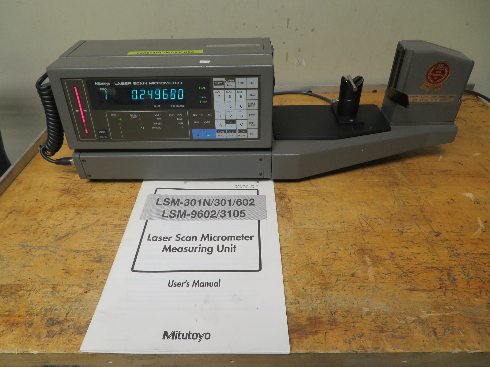 Mitutoyo LSM-9602 Laser Scanning Micrometer QH22