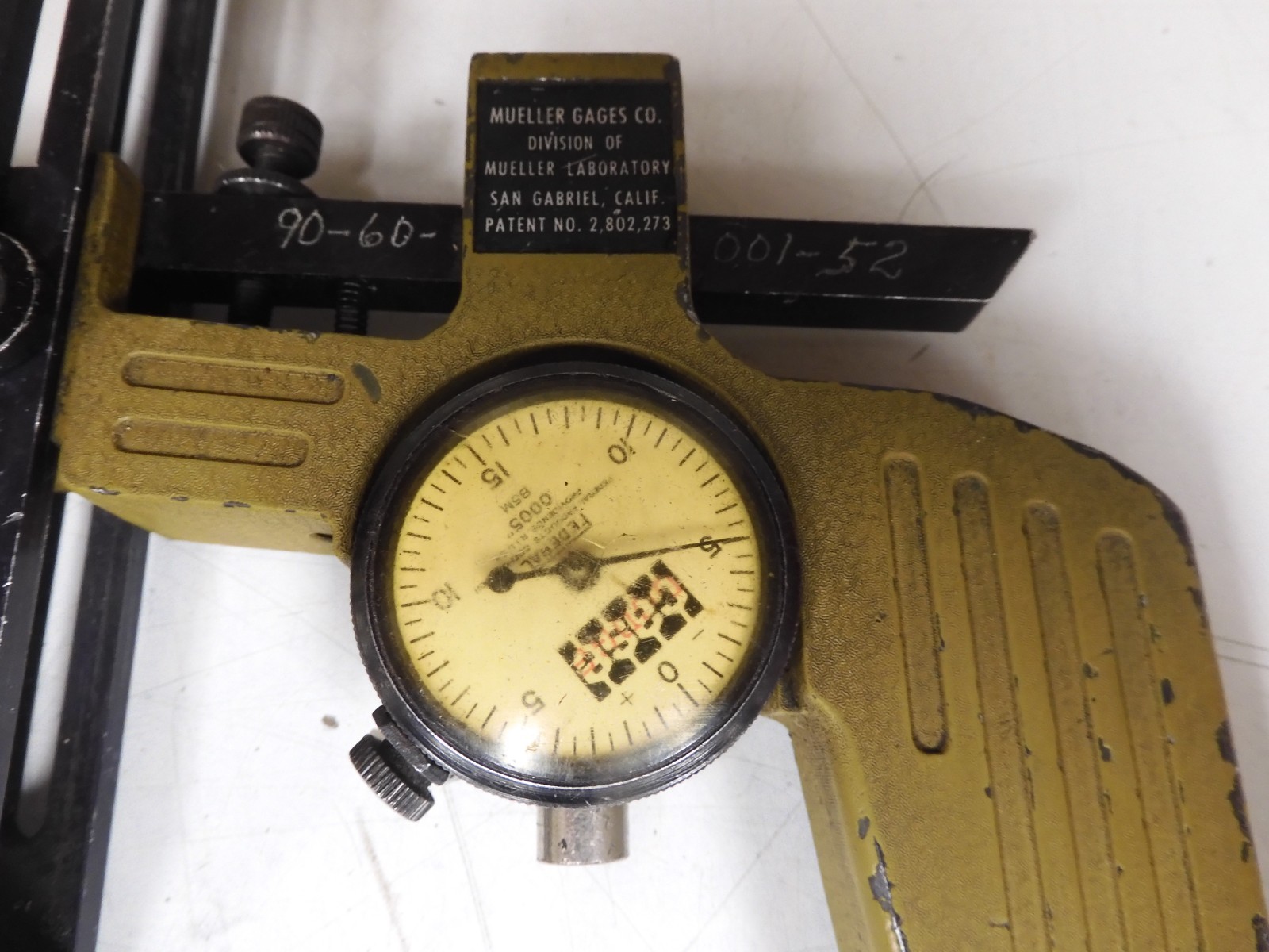 Mueller Gage - model 1900 - .0005" Groove ID/OD Diameter Gage - QK28 - Image 3