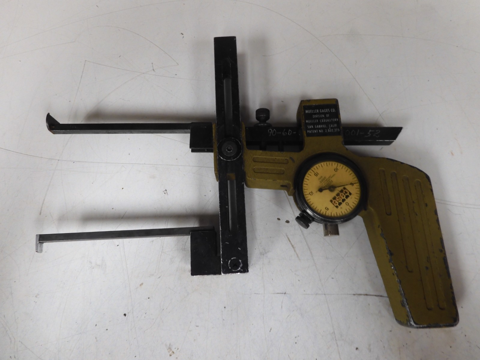 Mueller Gage - model 1900 - .0005" Groove ID/OD Diameter Gage - QK28