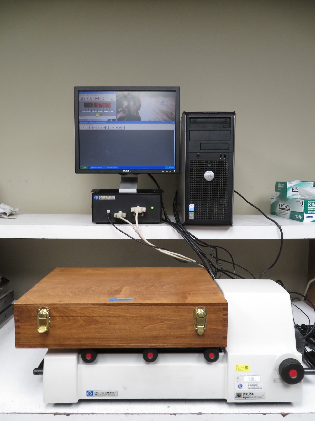 Pratt Whitney Universal Lab SuperMicrometer Measuring Machine Metrology