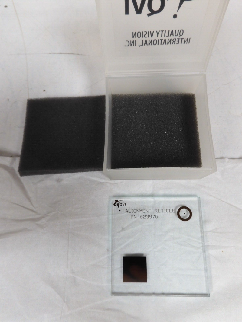 QVI/OGP - model 623970 - Calibration/Alignment Reticle in case - PZ71