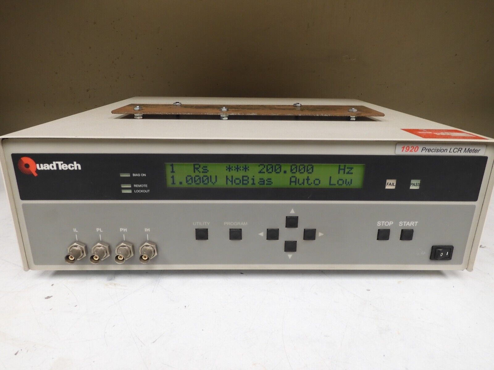 QuadTech model 1920 Precision 5 digit LCR Meter PH19 Bullseye Calibration