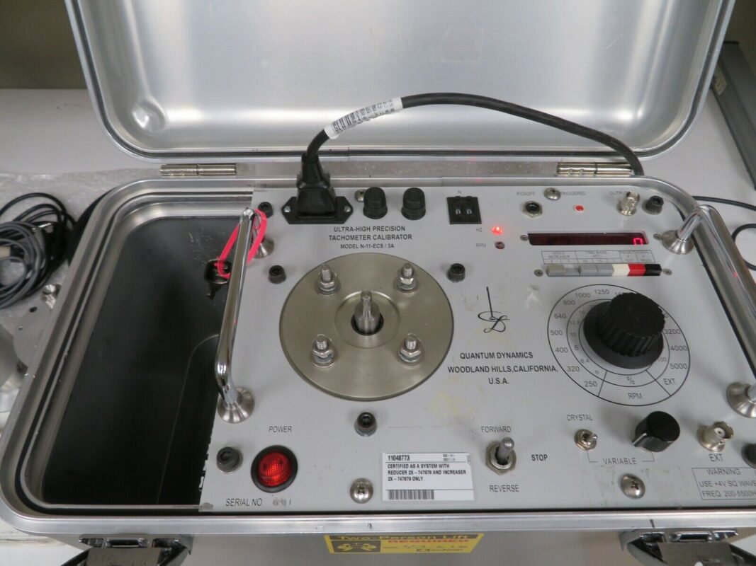 Quantum Dynamics N11ECS/3A Ultra High Precision Tachometer Calibrator