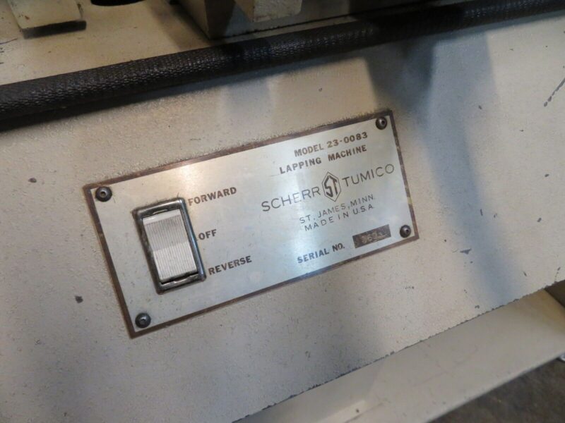Scherr-Tumico 23-0083 Universal Gage Micrometer/Caliper Lapping Machine - Image 10