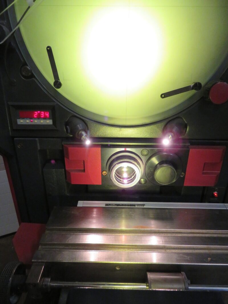 Starrett HD400 Profile Optical Comparator QC200, Manual Stage, Edge Detect - Image 5