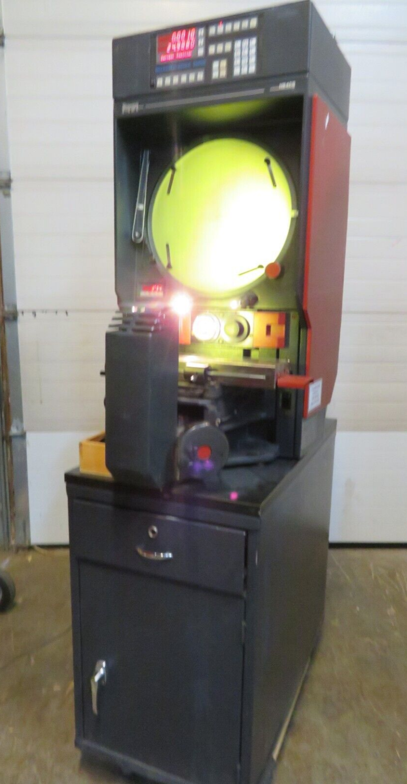Starrett HD400 Profile Optical Comparator QC200, Manual Stage, Edge Detect