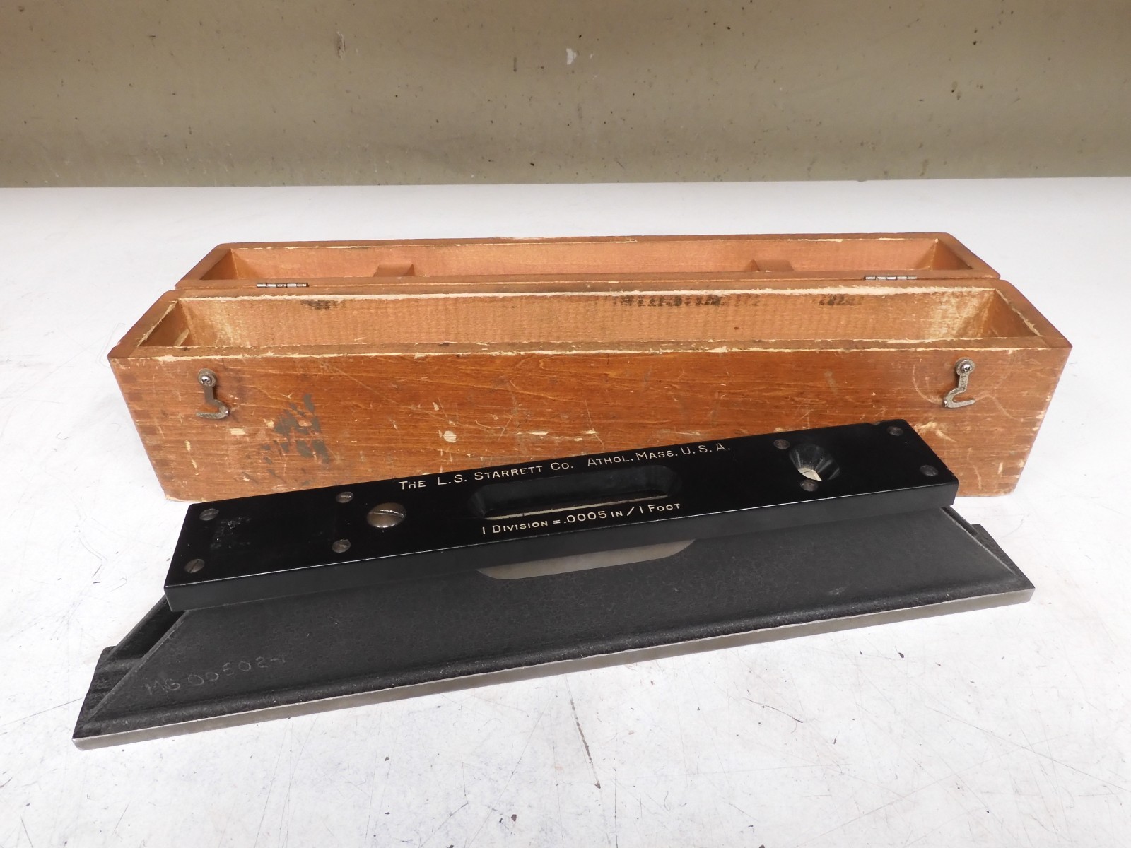 Starrett No. 199 - 15" Master Precision Machine Set Up Level w/ box - QJ43