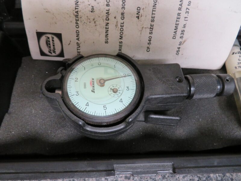 Sunnen Split Anvil Dial Bore Gage GR-3000 .089- .553" .0001" 15 Tips PV61 - Image 3