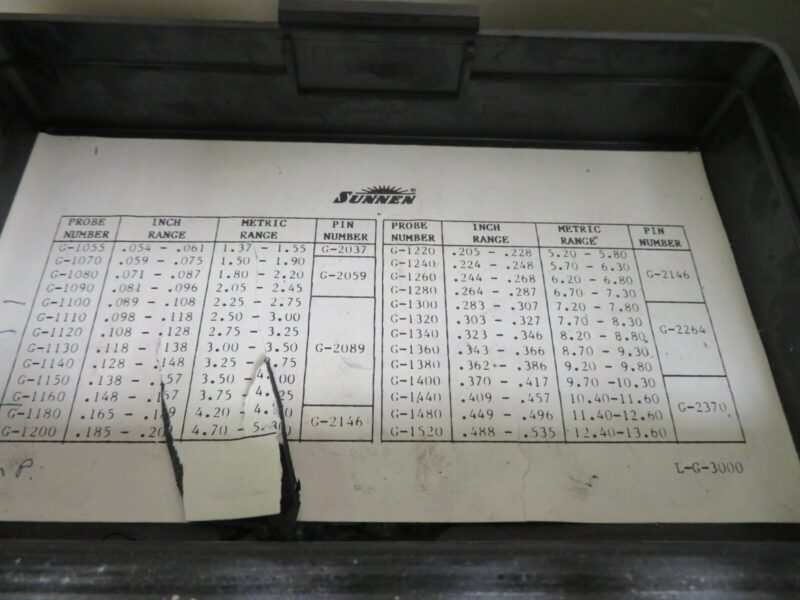 Sunnen Split Anvil Dial Bore Gage GR-3000 .089- .553" .0001" 15 Tips PV61 - Image 5