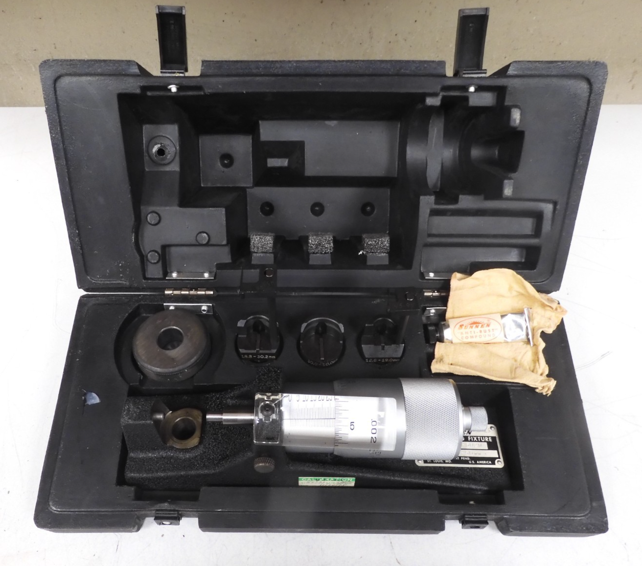 Sunnen - model CF-502M - Metric 0-50mm Bore Gage Setting Fixture - QG43