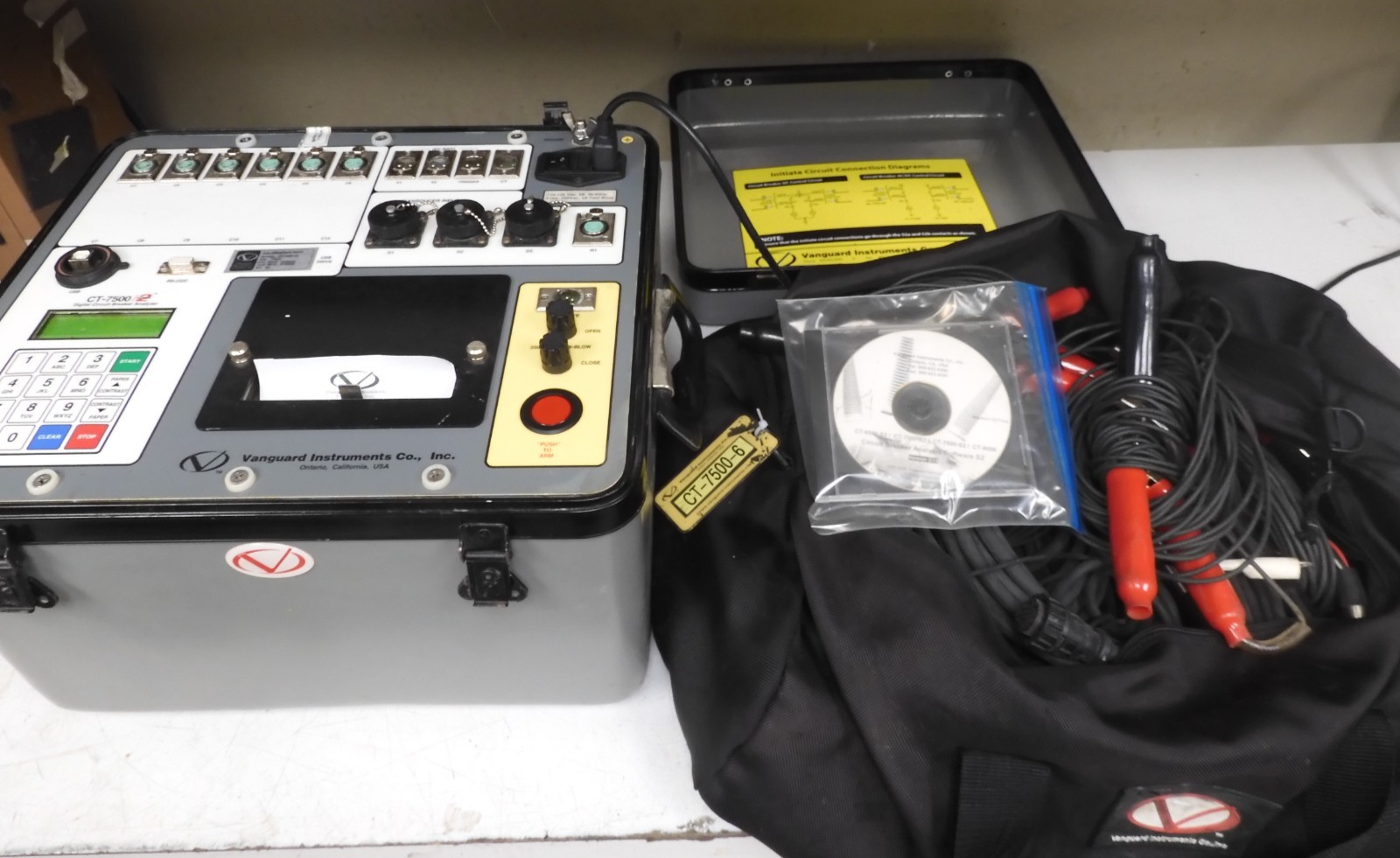 Vanguard Instruments CT-7500 Series 2 - Digital Circuit Breaker Analyzer - QF60