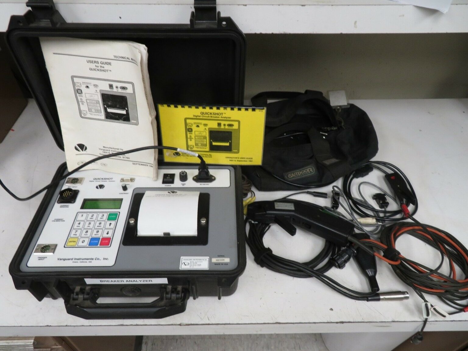 Vanguard Instruments QuickShot Digital Circuit Breaker Analyzer w