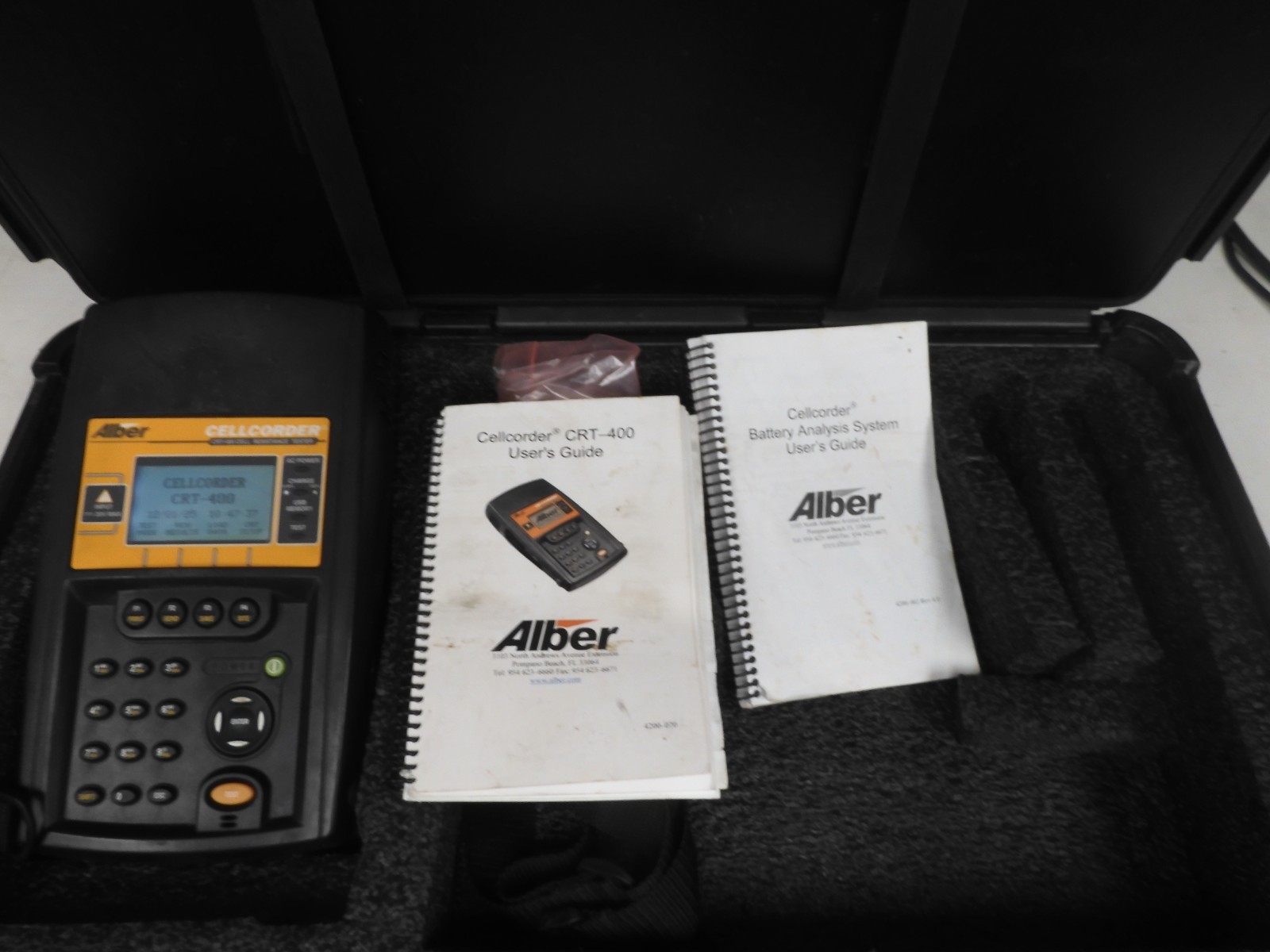 Alber Cellcorder - model CRT-400 Cell Resistance Tester w/ case - QF54