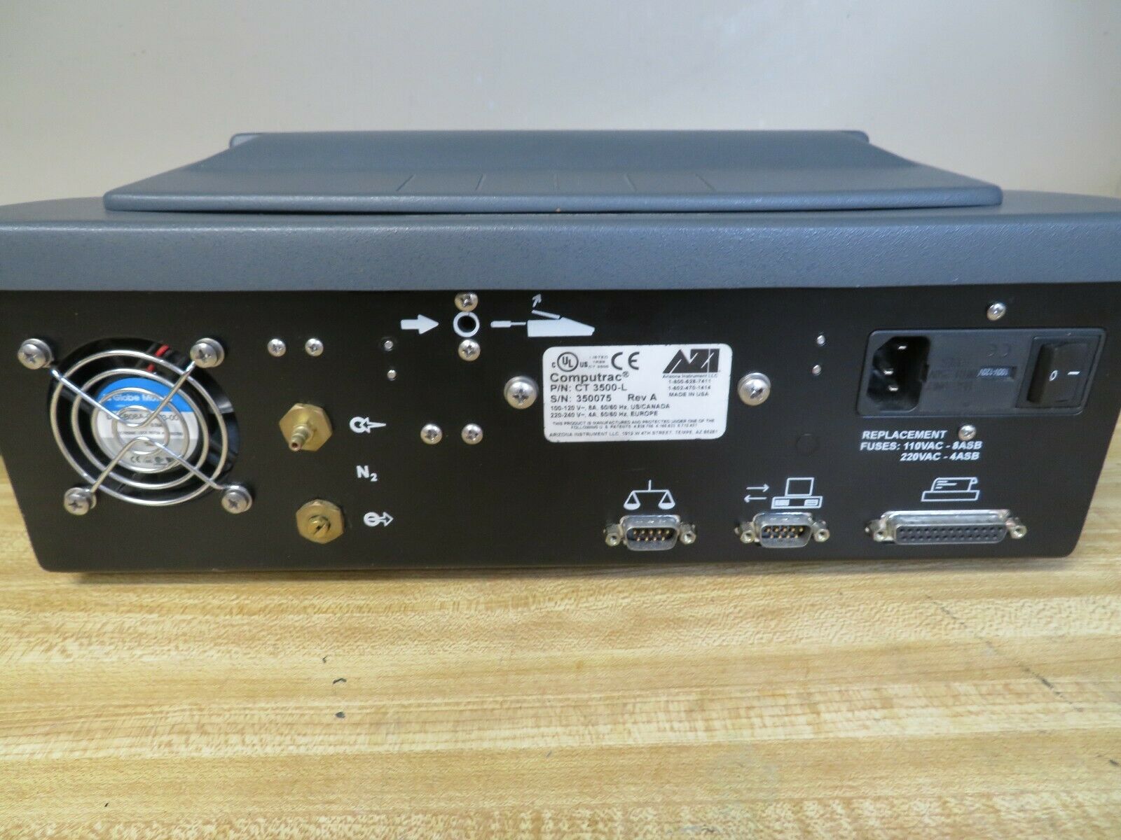 Arizona Instrument Computrac Vapor Pro Moisture Analyzer Rev 1.13.2