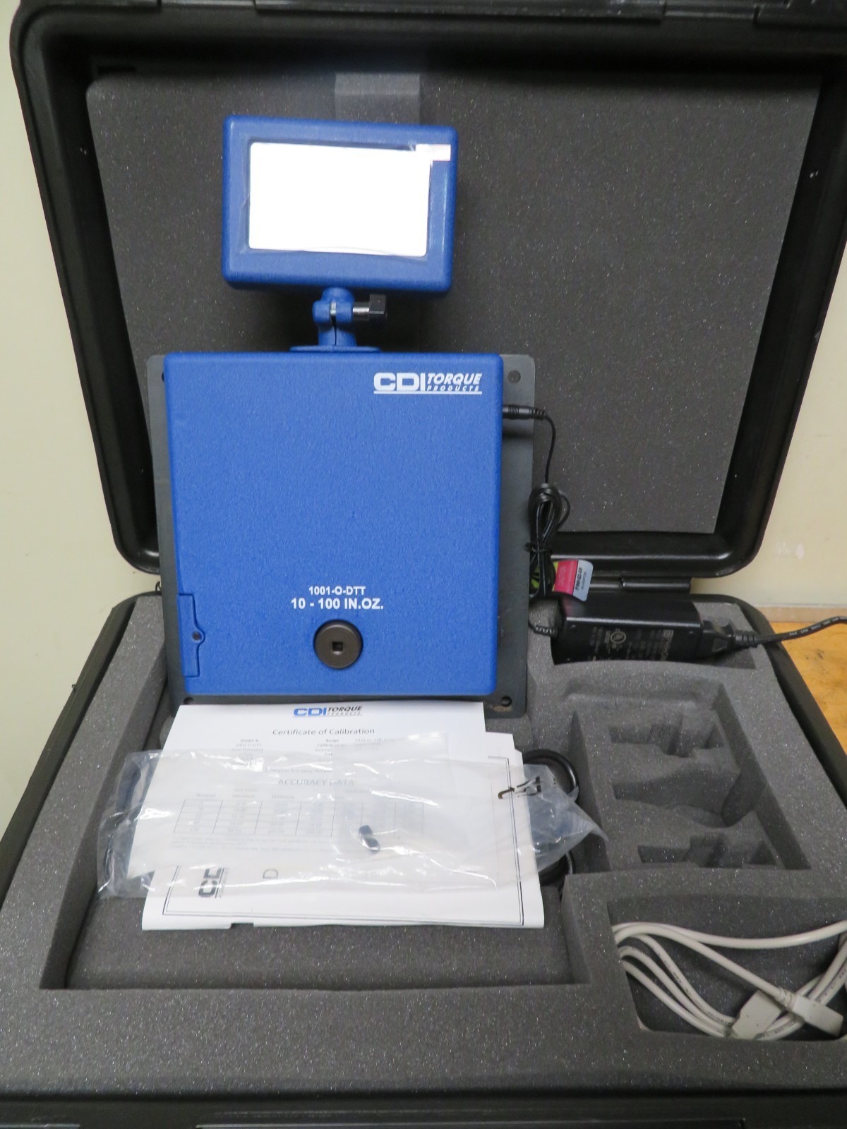 CDI/Snap-On - mdl 1001-I-DTT - Electronic Torque Tester 10-100 in/oz - QE30