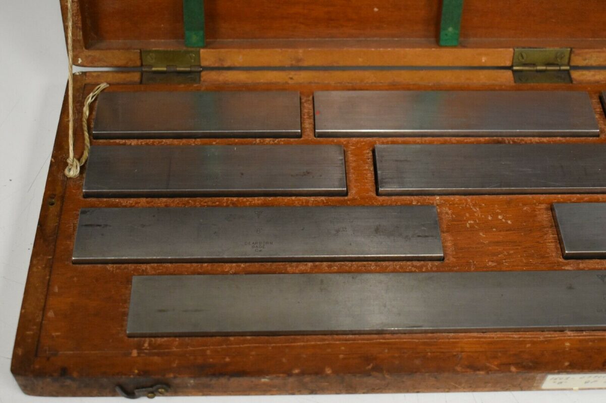 C.E Johansson 520" Rectangular Steel Large/Long Gage Block Set NN38