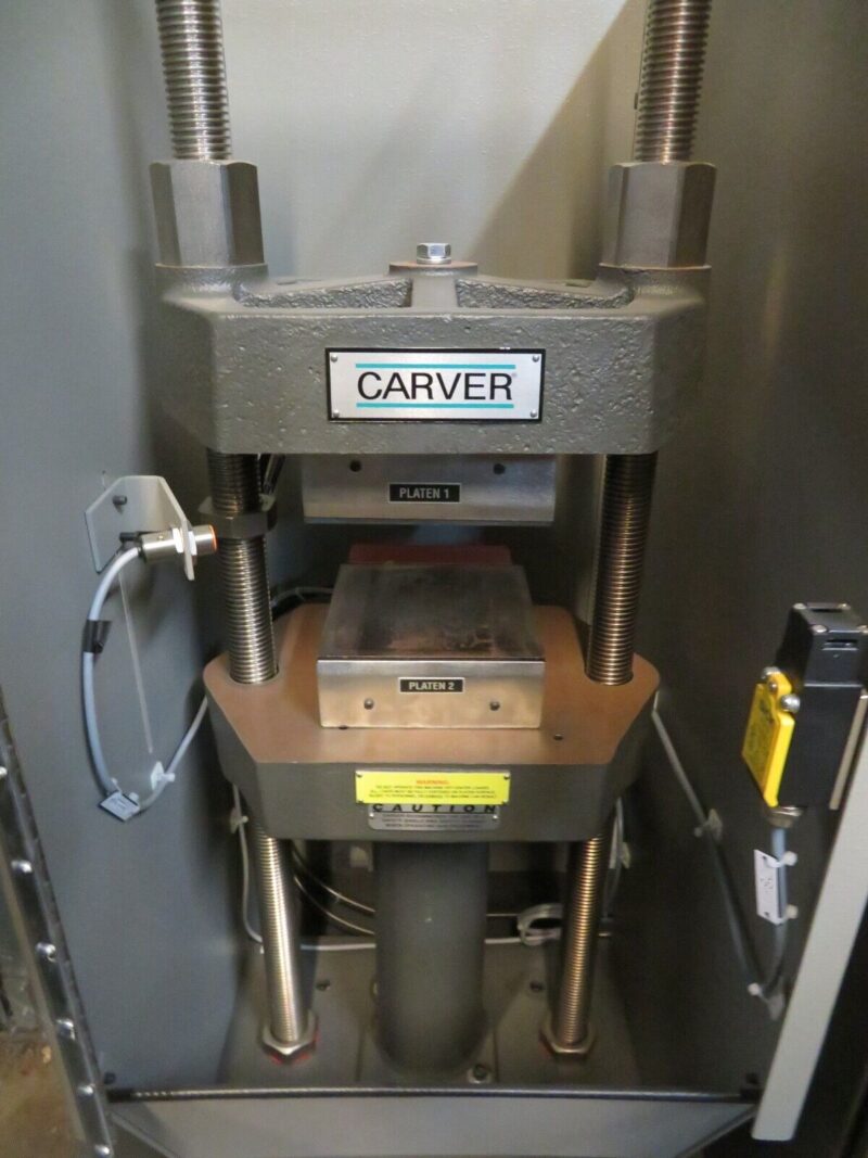 Carver 3895.PL1000 Plus Automatic Hydraulic 15 Ton Two-Post Press Heated Platens - Image 4