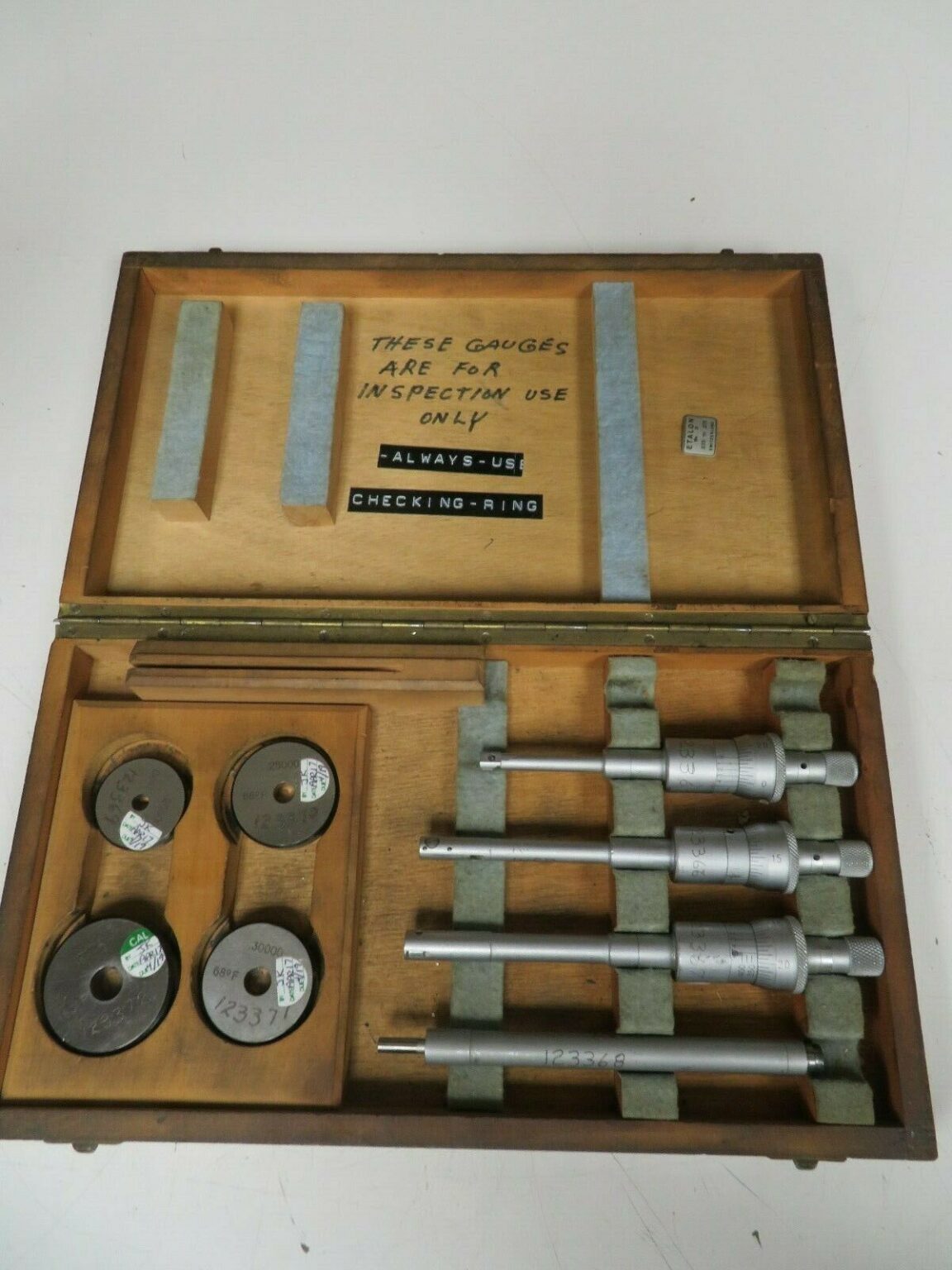 Etalon Intrimik/Bore Micrometer Set – .25