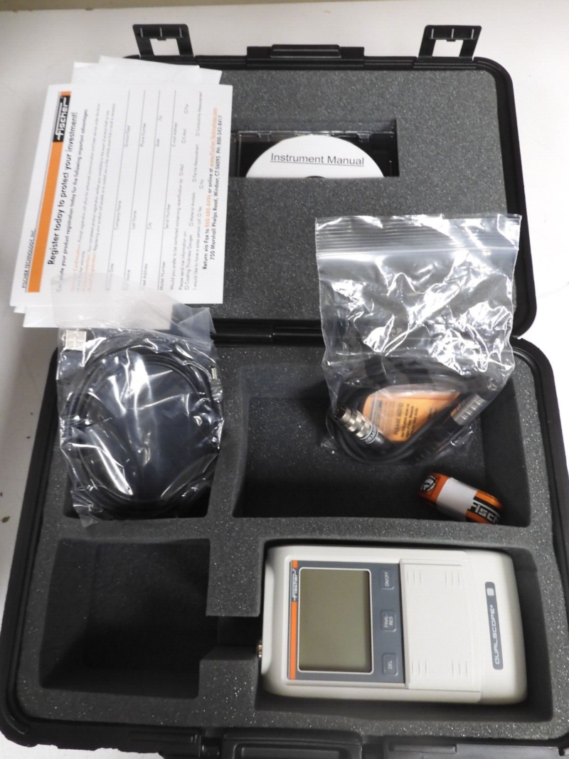 Fischer - model FMP20 - Dualscope Coating Thickness Gauge w/ Probe & Case - PY58 - Image 4