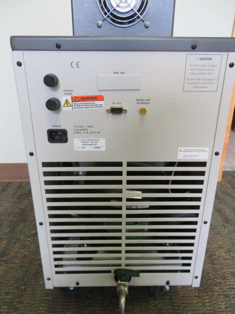 Fluke Hart Scientific 7320 Compact Temperature Calibration Baths -20C 150C PX25 - Image 4