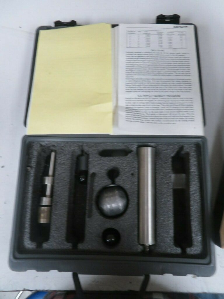 Gardner/Gardco Model 172 Universal Impact Tester w/ accessory kit OS74 Bullseye Calibration