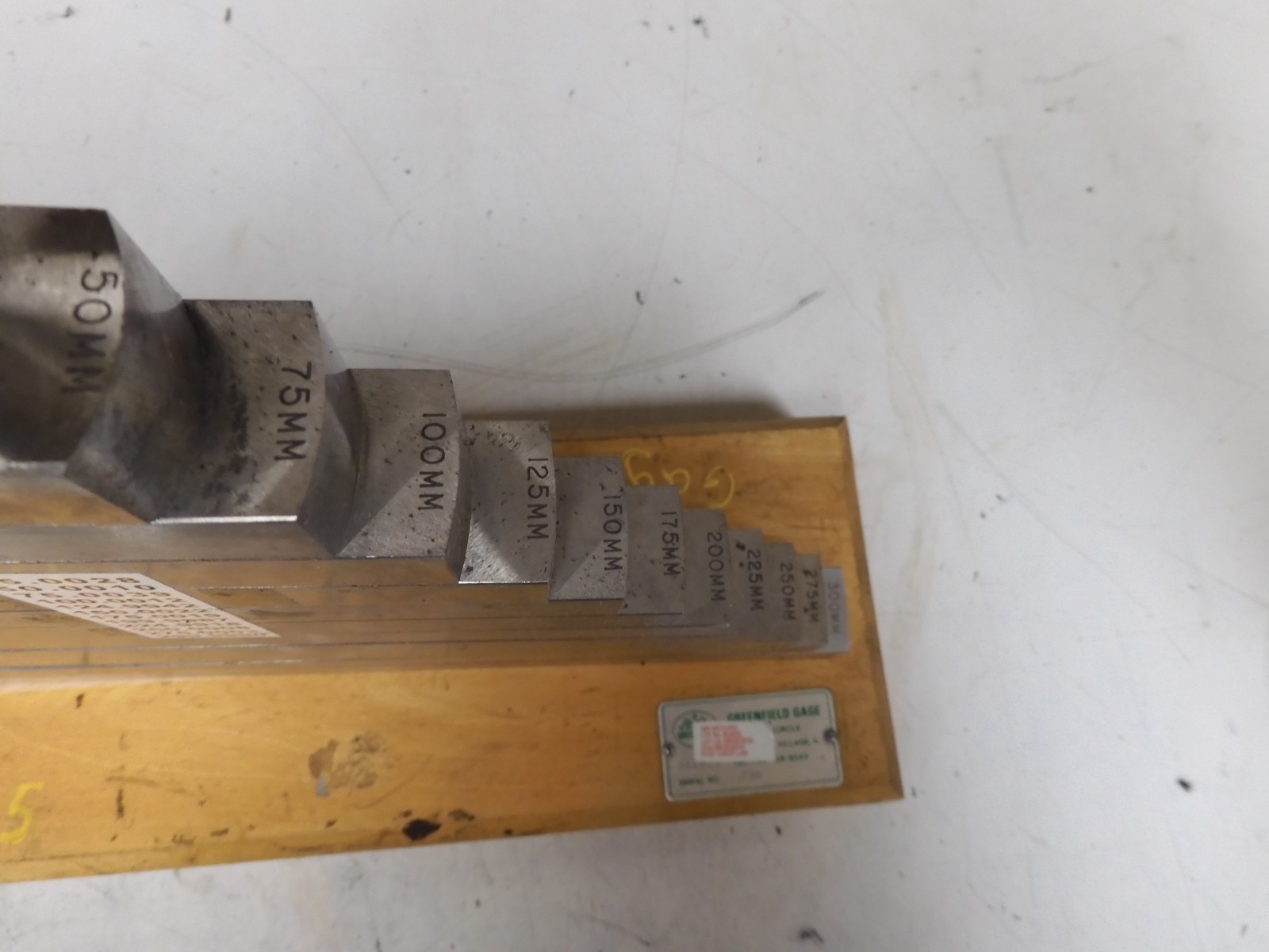 Greenfield Gage - Metric Micrometer Calibrator/Standard 25-300mm - QF36 - Image 6