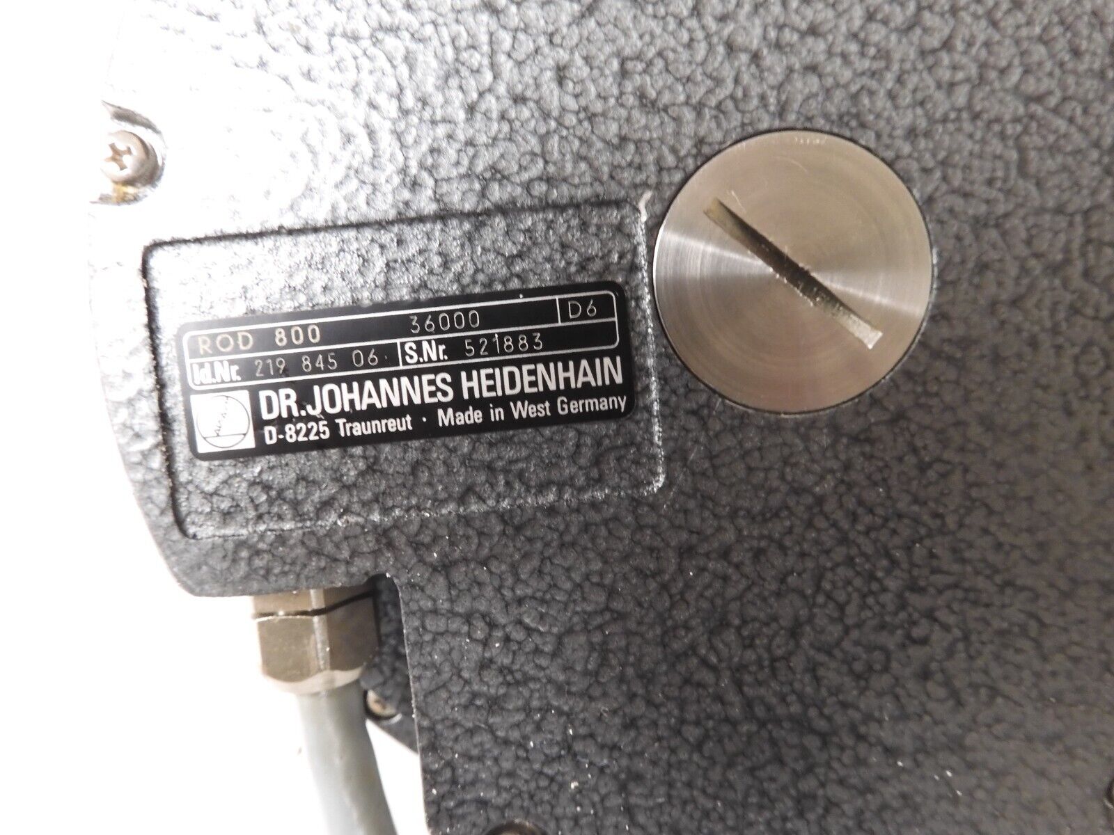 Heidenhain model ROD800 36,000 D6 Rotary Encoder PQ69 Bullseye