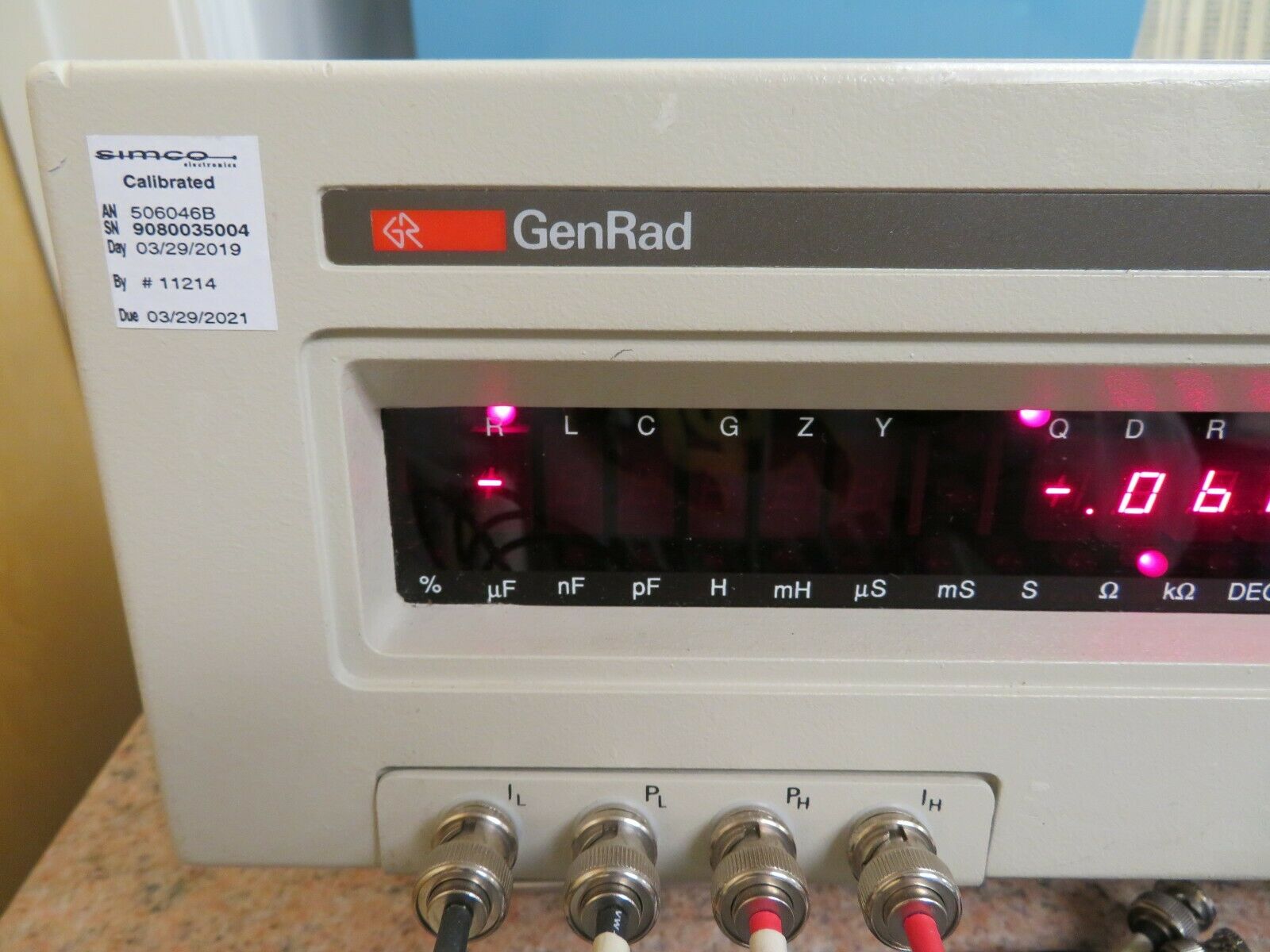 IEC Genrad Model GR1693 RLC Digibridge LCR Meter w/ Manual and