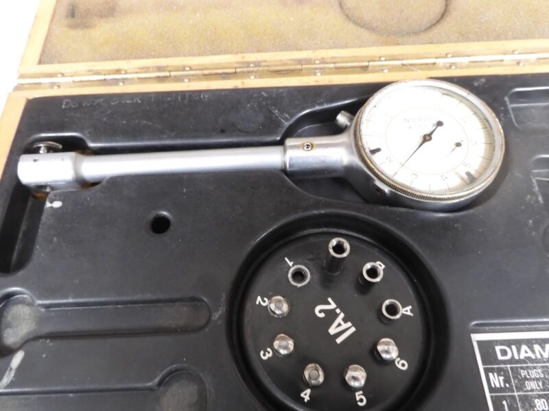 Interapid .84-2"/.0001" Dial Bore Gage Set w/ case - PX68 - Image 3