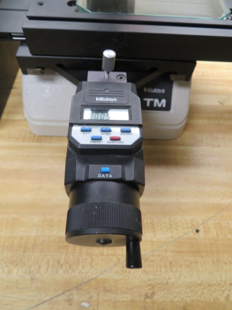 MITUTOYO 4x2" Toolmaker Microscope Monocular, 2X w/ Micrometer Heads PX15 - Image 4
