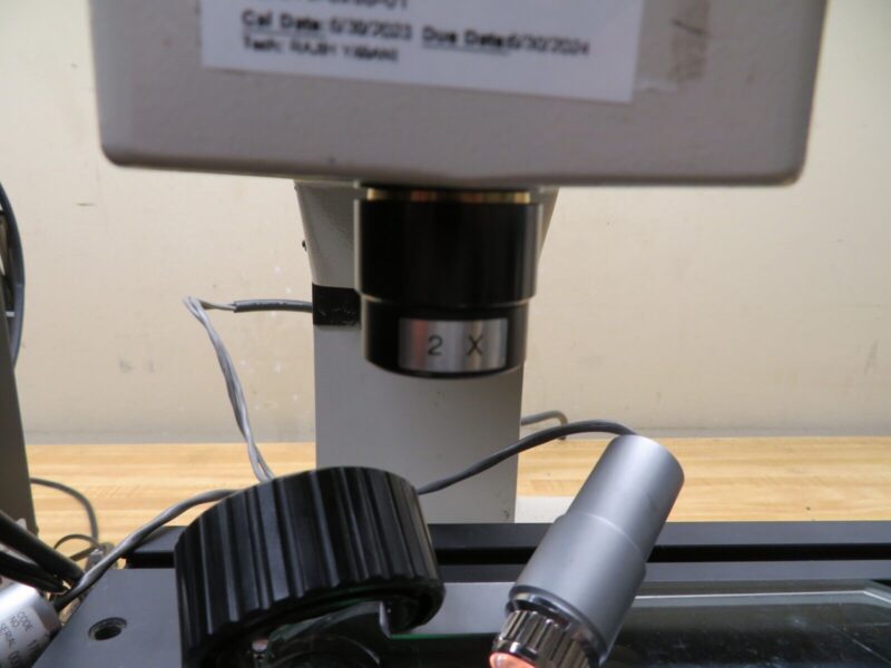 MITUTOYO 4x2" Toolmaker Microscope Monocular, 2X w/ Micrometer Heads PX15 - Image 7
