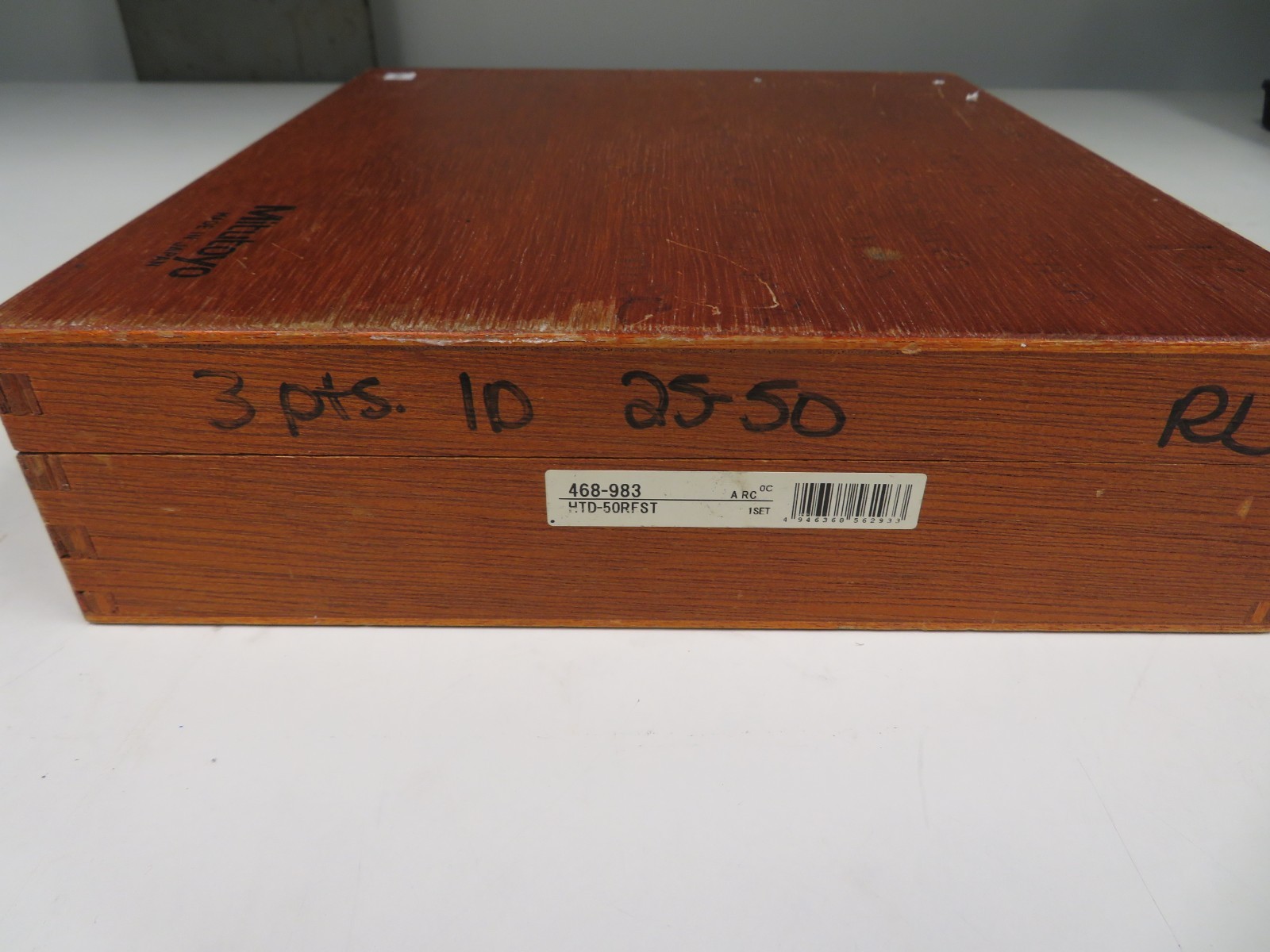 Mitutoyo 468-983 3-Point Internal Micrometer Set 25-50mm Complete Unit IP65 QK33 - Image 7