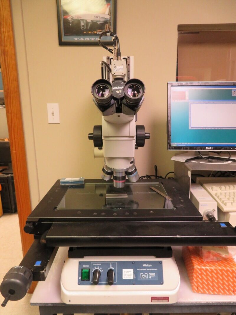 Mitutoyo MF QC5000 176-558A WF Head Toolmaker Measuring Video Microscope 3-Axis - Image 3