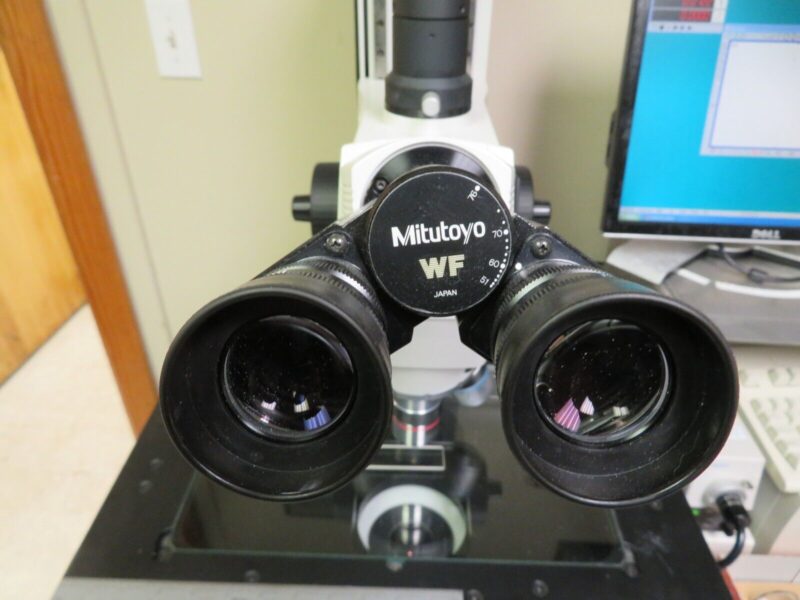 Mitutoyo MF QC5000 176-558A WF Head Toolmaker Measuring Video Microscope 3-Axis - Image 8