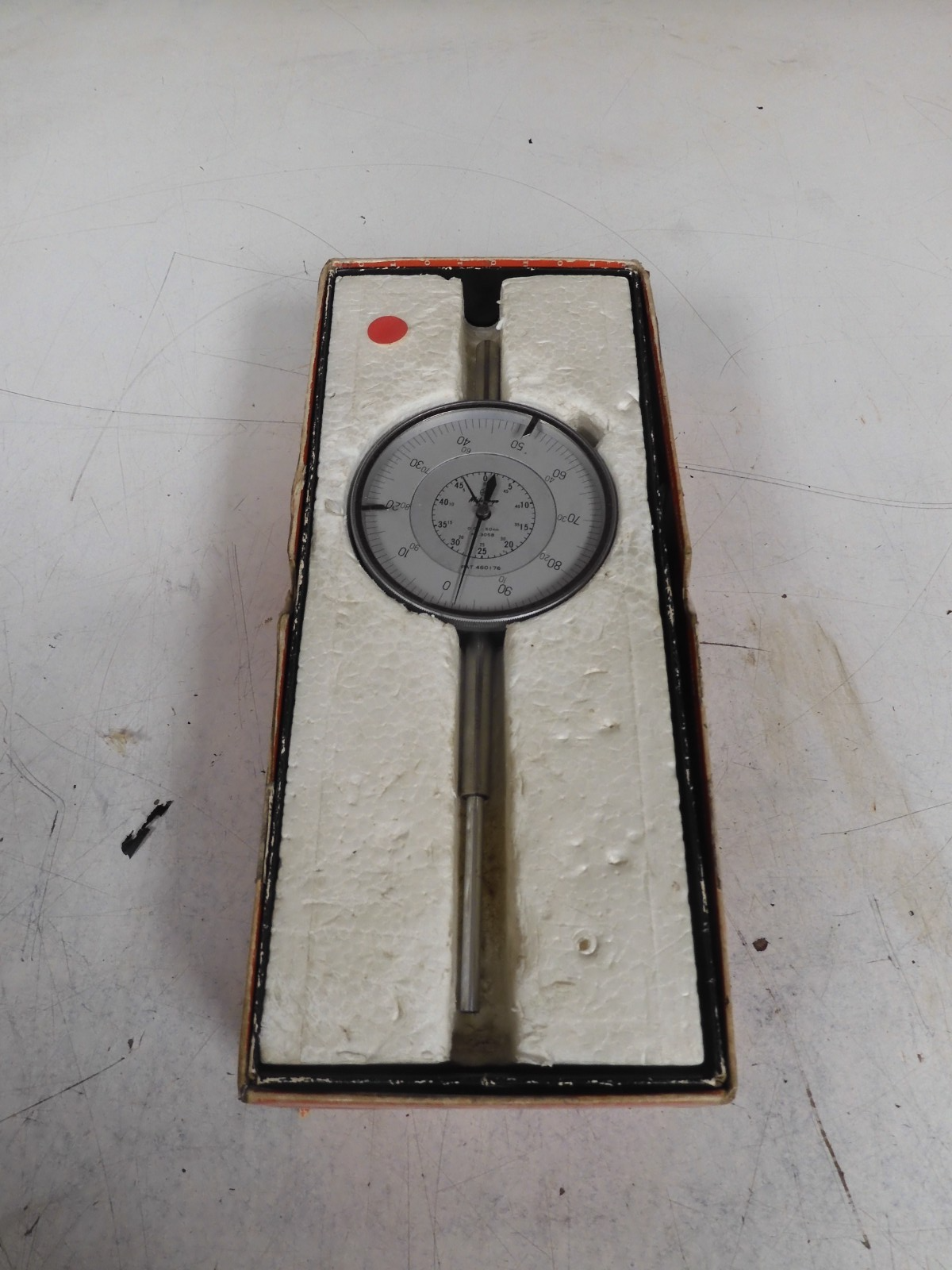 Mitutoyo - model 30583E- Dial Indicator (no tip) - 50mm/.01mm - QK22