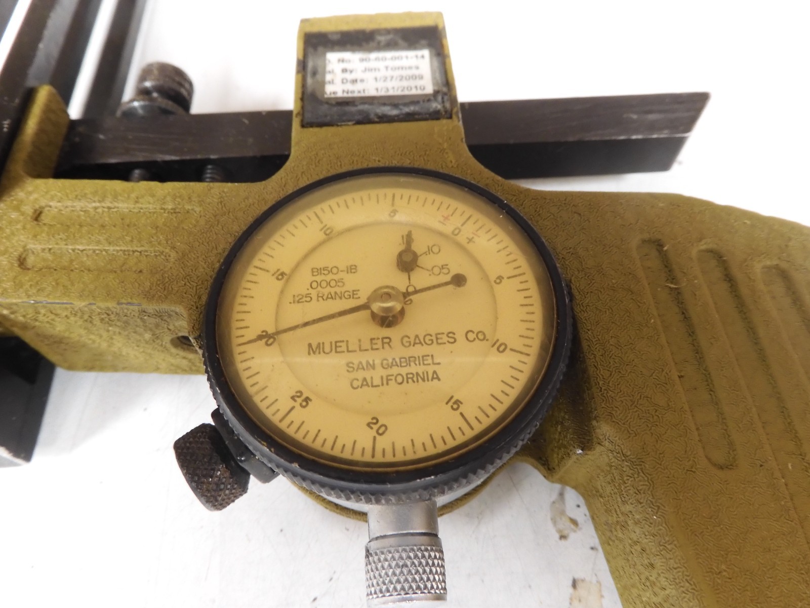 Mueller Gage - model 1900 - .0005" Groove ID/OD Diameter Gage - QK27 - Image 4