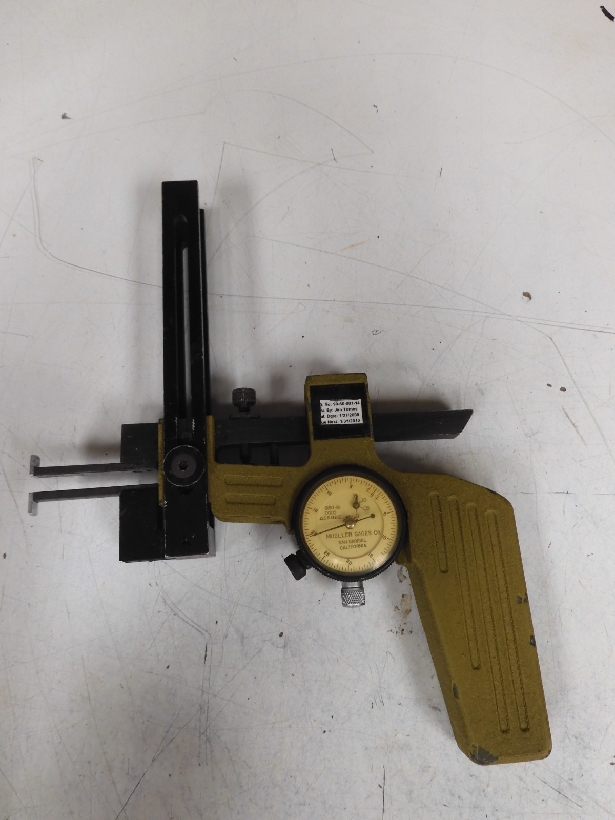 Mueller Gage - model 1900 - .0005" Groove ID/OD Diameter Gage - QK27