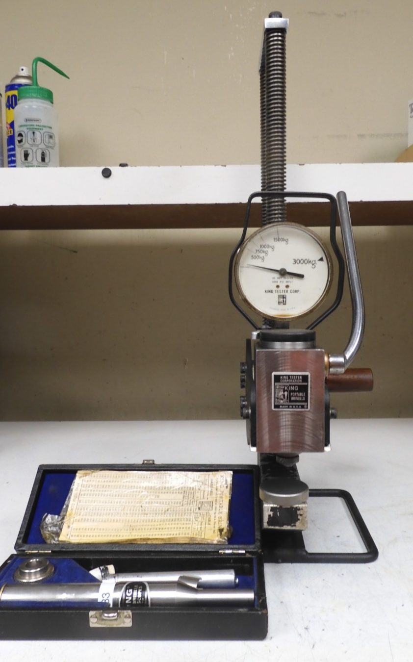 Newage King Test Portable Brinell Hardness Tester 3000k - Calibrated - QJ8 - Image 3