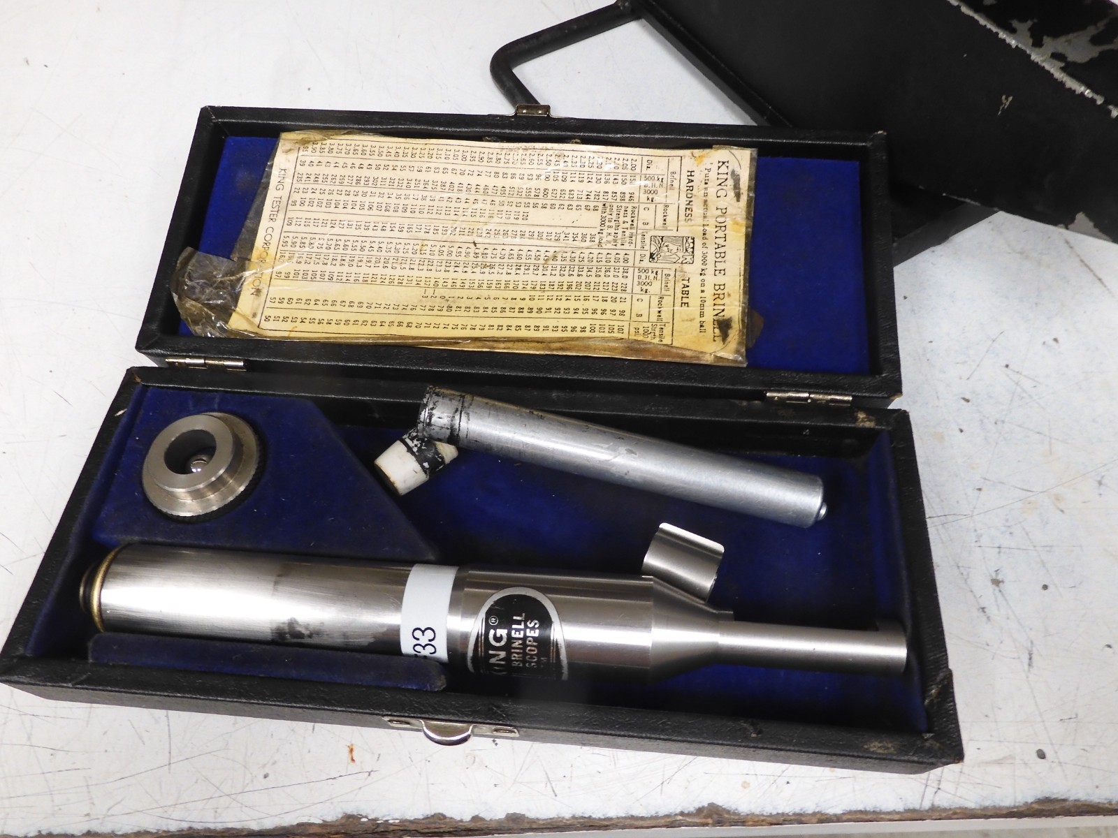 Newage King Test Portable Brinell Hardness Tester 3000k - Calibrated - QJ8 - Image 8
