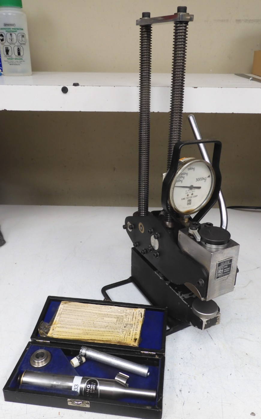 Newage King Test Portable Brinell Hardness Tester 3000k - Calibrated - QJ8