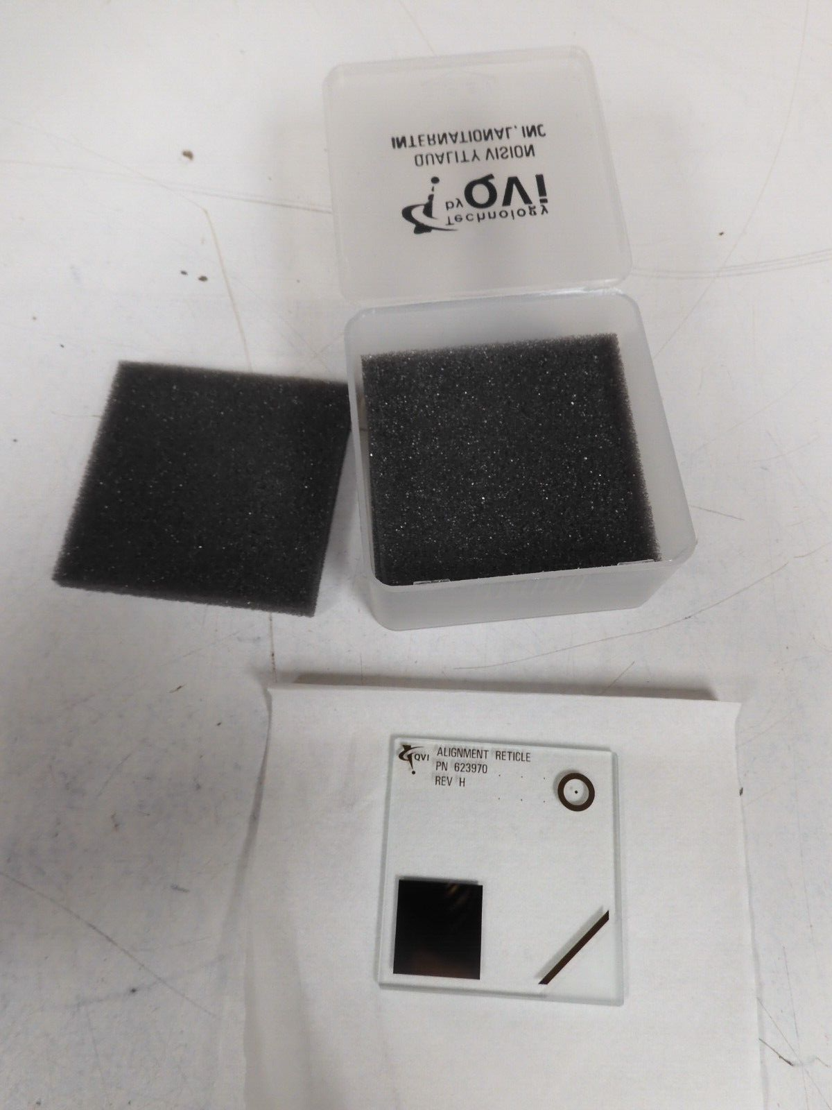 QVI/OGP - model 623970 Revision H - Calibration/Alignment Reticle - PZ75