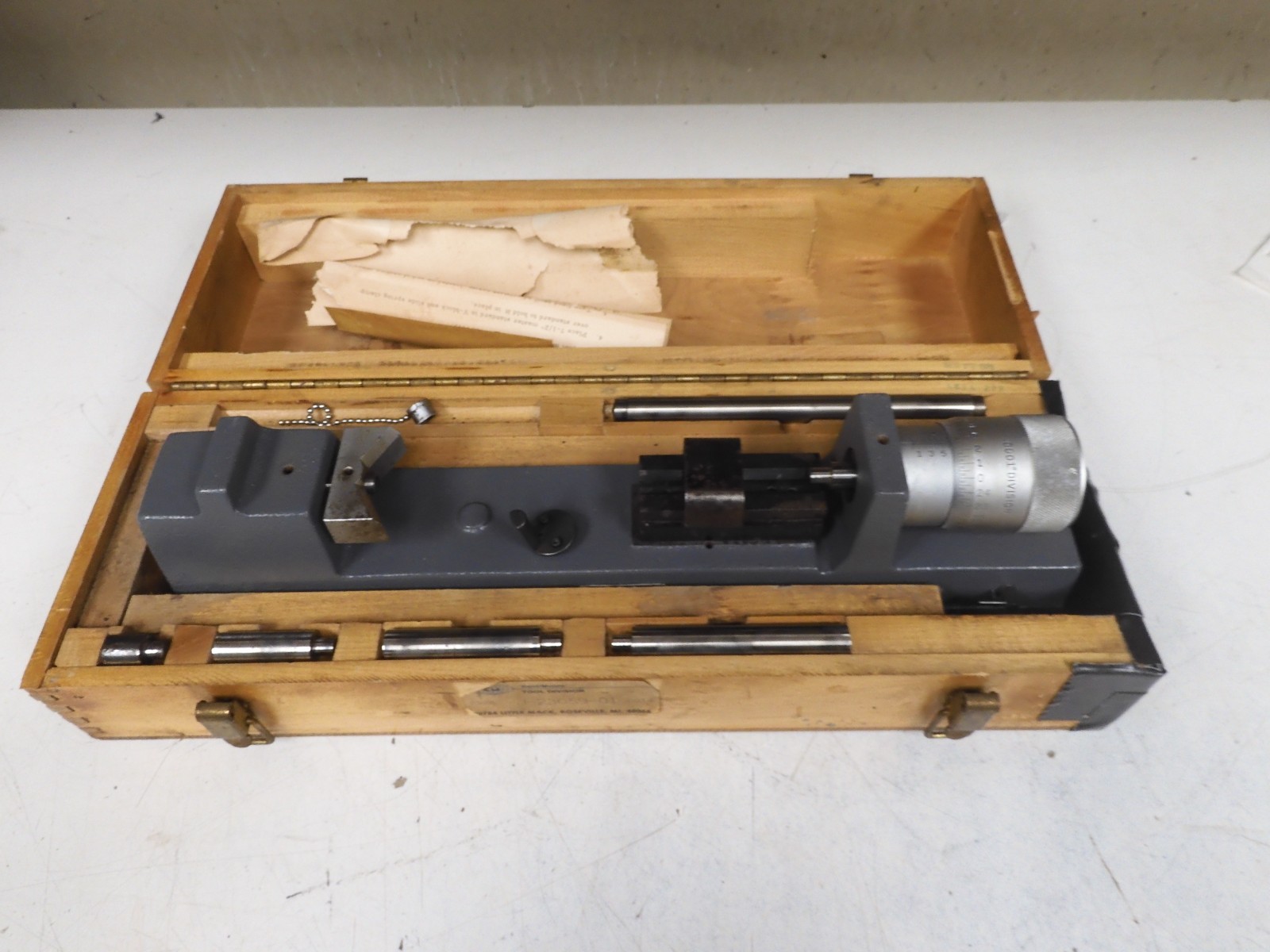 Standard Gage - Dial Bore Setting Master  - Case Included - QD78