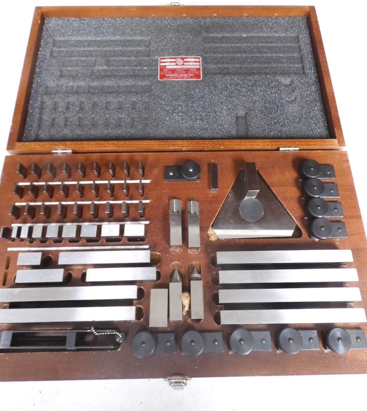 Starrett Webber - Model HD46A1X - Heavy-Duty Gage Block Set - Grade 0 - QE54