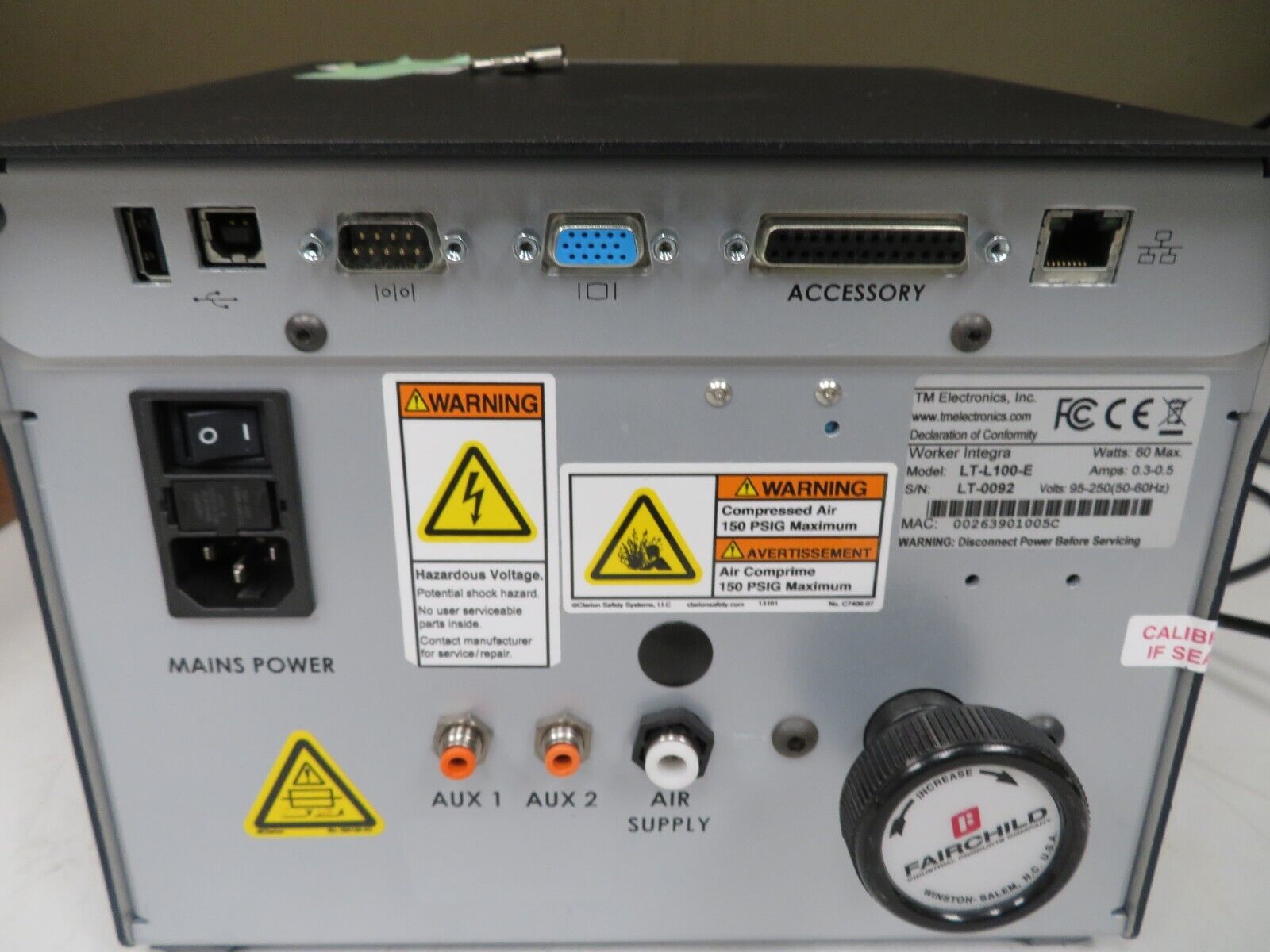 TM Electronics Worker Integra 15 PSI Pressure Leak Tester Detector PT76 - Image 6