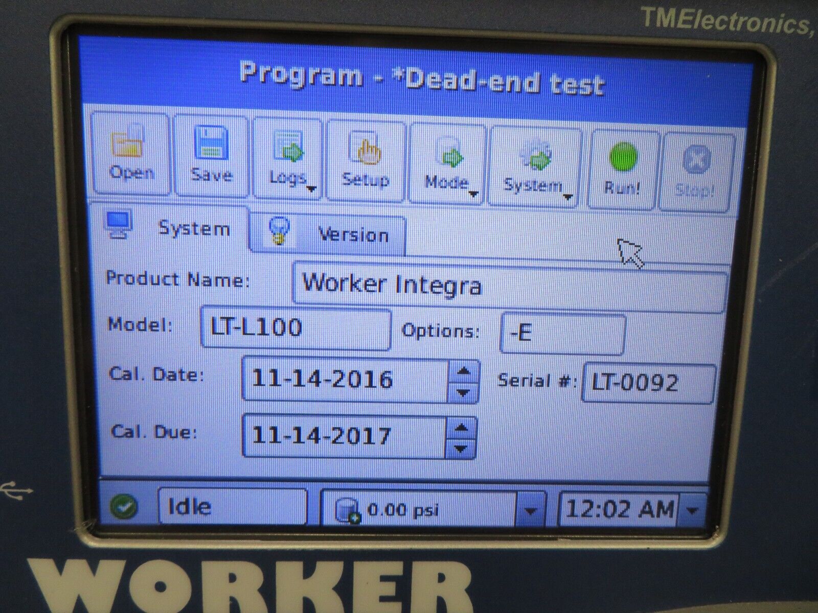 TM Electronics Worker Integra 15 PSI Pressure Leak Tester Detector PT76 - Image 7