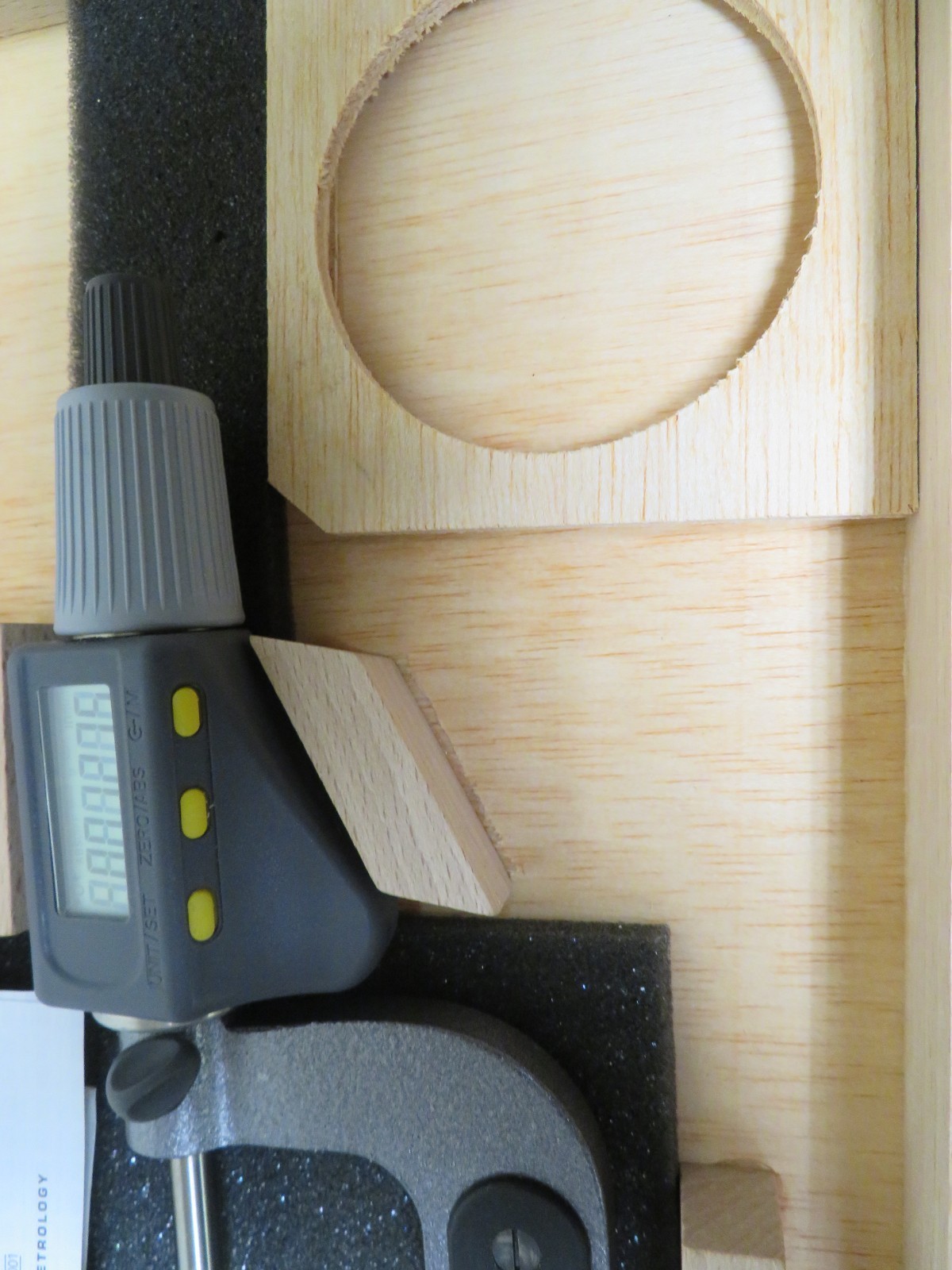 Tesa V-Anvil Micrometer 45mm-65mm (2-3") 5 Flutes-Carbide Tipped NEW QH9 - Image 4