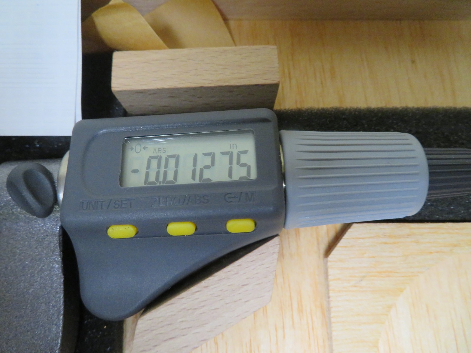 Tesa V-Anvil Micrometer 45mm-65mm (2-3") 5 Flutes-Carbide Tipped NEW QH9 - Image 6