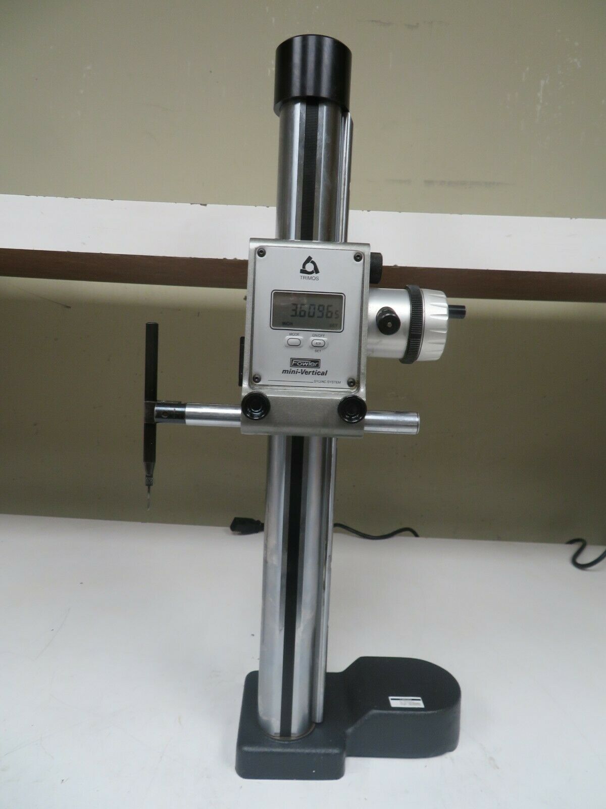 Trimos Model TVM304 Vertical Height Gage 12"/.00005" OV45 Bullseye Calibration