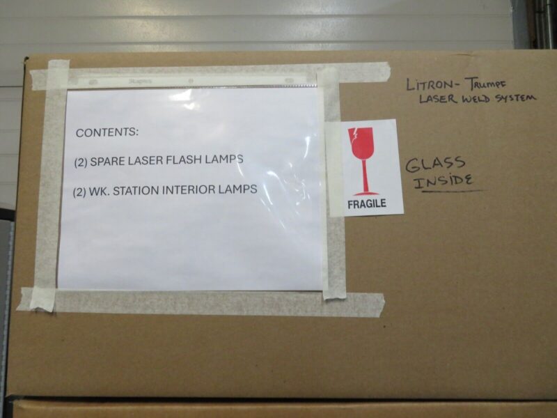 Trumpf Laser Welding 4 axis Trupulse 203 w/ Litron Series 30 Weld Control Fiber - Image 5