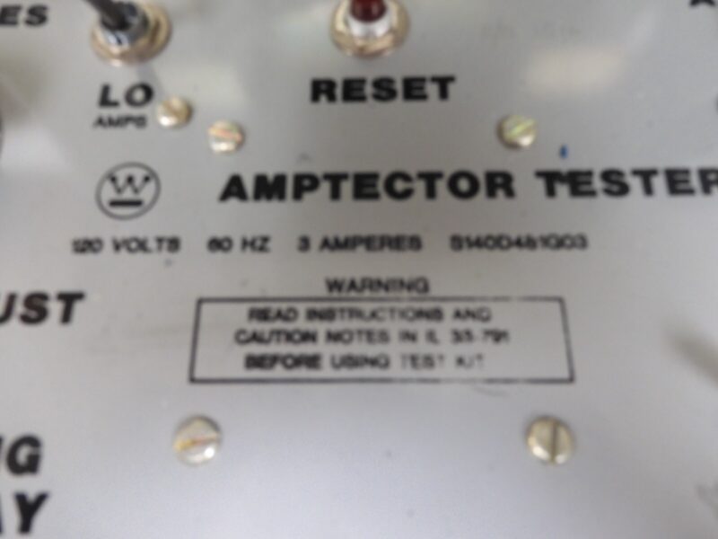 Westinghouse - model s140d481g03 - Amptector Tester. 120v 60hz 3 Amp - QA46 - Image 5